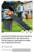 PawStep 63” Foldable Aluminum Dog Ramp