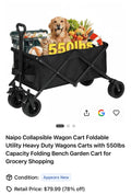 New  Collapsible Wagon Cart Foldable