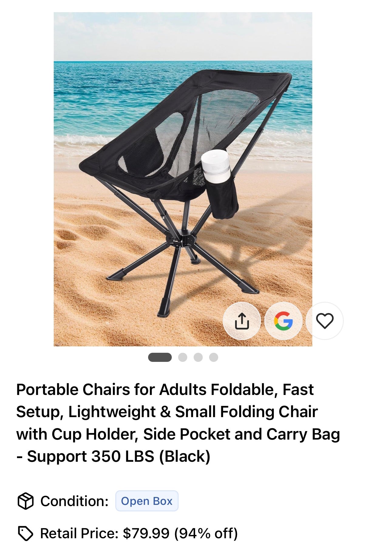 New Portable Chairs for Adults Foldable