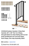 New  VIVOSUN Outdoor Handrail